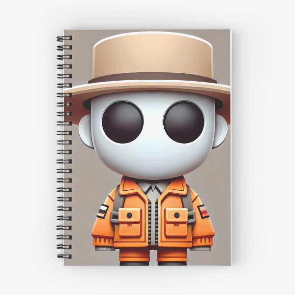 Item preview, Adorable Stylized Character with Large Eyes and Orange Jacket designed and sold by aminz4.