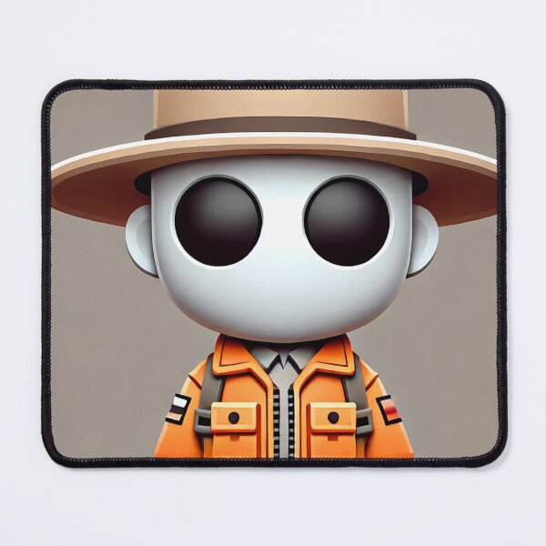 Item preview, Adorable Stylized Character with Large Eyes and Orange Jacket designed and sold by aminz4.