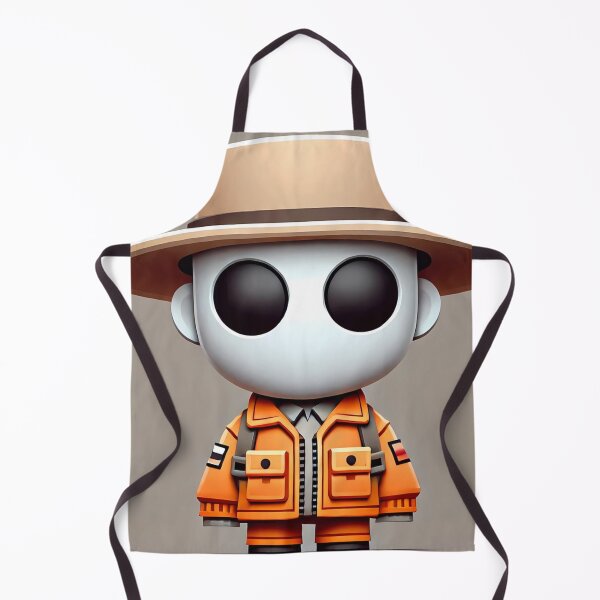 Item preview, Adorable personaje estilizado con ojos grandes y chaqueta naranja designed and sold by aminz4.