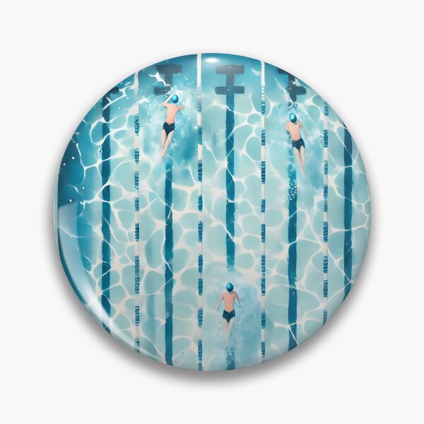 Item preview, A Watercolor Illustration of a Swimming Pool designed and sold by unrealartwork.