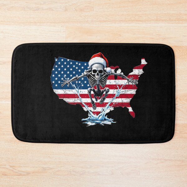 Item preview, American Skeleton Christmas designed and sold by Belhbib Art ⭐⭐⭐⭐⭐.
