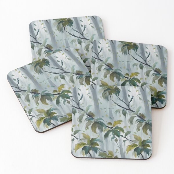 Item preview, Misty Forest Seamless  designed and sold by ZanyPaintbrush.