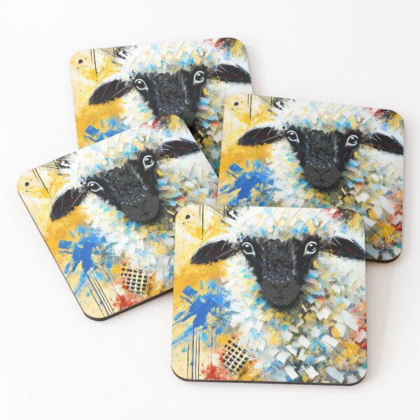 Item preview, Abstract Valais Blacknose Sheep designed and sold by ChrisButler.