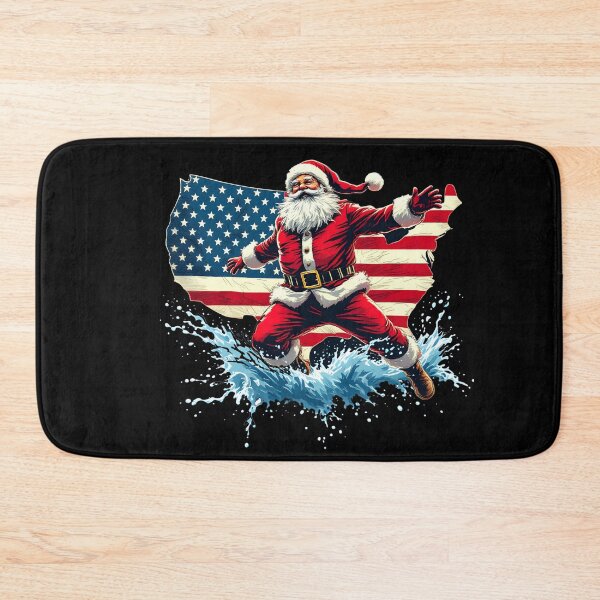 Item preview, Santa's USA Christmas Dive designed and sold by Belhbib Art ⭐⭐⭐⭐⭐.