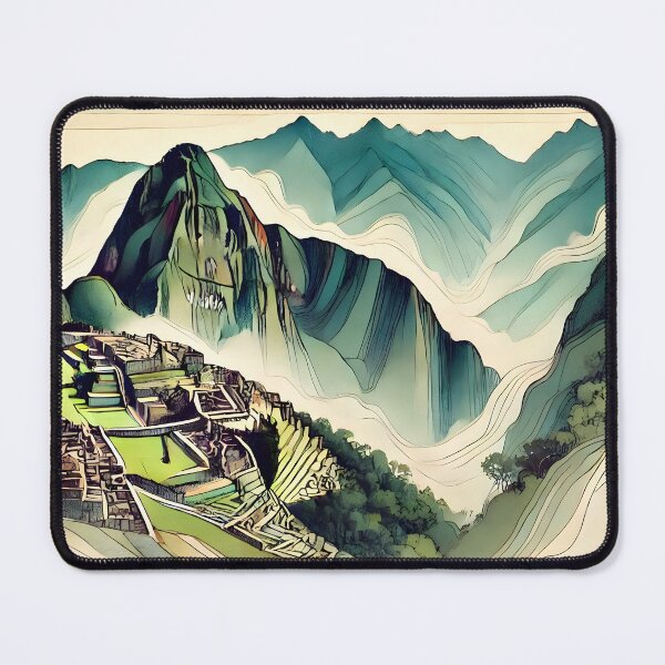 Item preview, A Watercolor Tribute to Machu Picchu designed and sold by unrealartwork.
