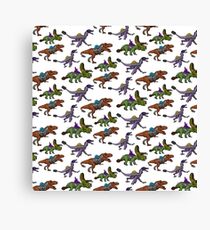 Dinosaur children's illustration prints Canvas Print