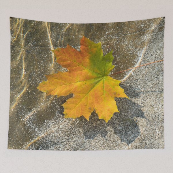 Item preview, Multicolored Maple Leaf Afloat designed and sold by Georgia Mizuleva.