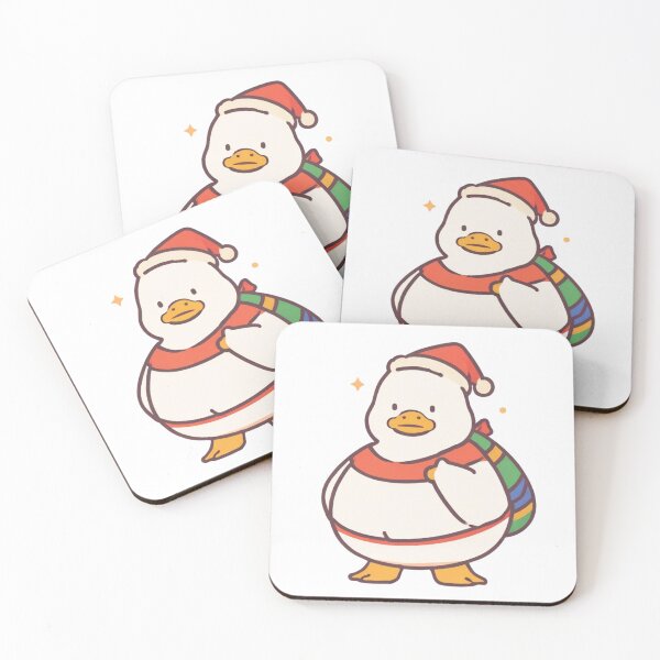 Item preview, Festive Duck in Christmas Hat - Adorable Holiday Artwork designed and sold by Spicex2.