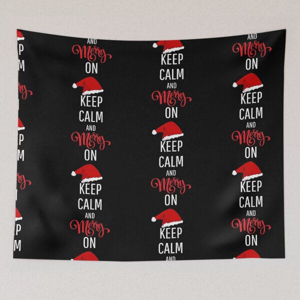 Item preview, Keep Calm and Merry On - white designed and sold by VasInd.
