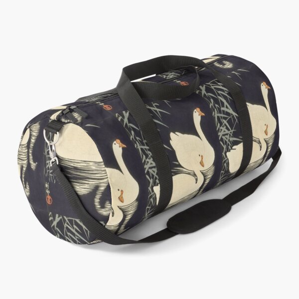 Item preview, White Chinese Geese Swimming by Reeds by Ohara Koson. (Version without a white border)  designed and sold by CristalleLisa.