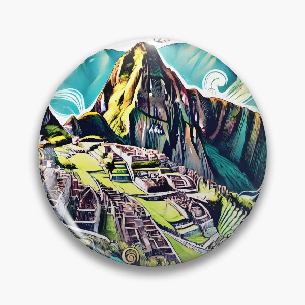 Item preview, Art that Celebrates the Spirit of Machu Picchu designed and sold by unrealartwork.