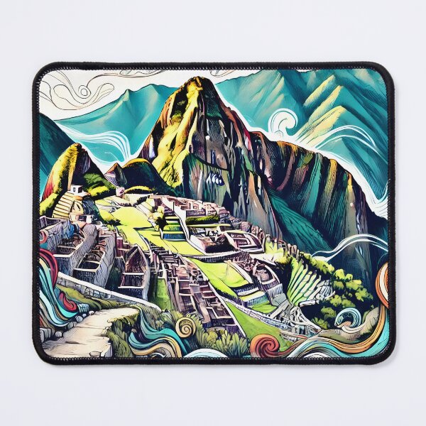 Item preview, Art that Celebrates the Spirit of Machu Picchu designed and sold by unrealartwork.