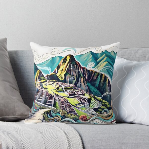 Item preview, Art that Celebrates the Spirit of Machu Picchu designed and sold by unrealartwork.