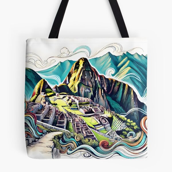 Item preview, Art that Celebrates the Spirit of Machu Picchu designed and sold by unrealartwork.
