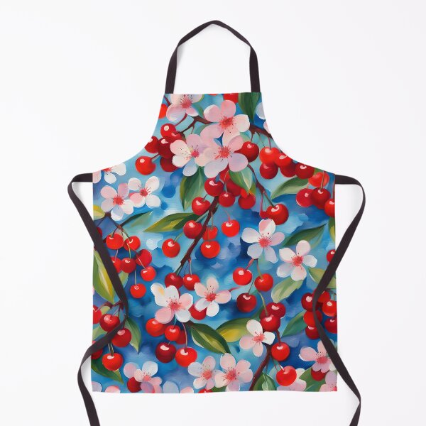 Item preview, Red Cherry Fruit And Bloom designed and sold by ByNicoleSara.