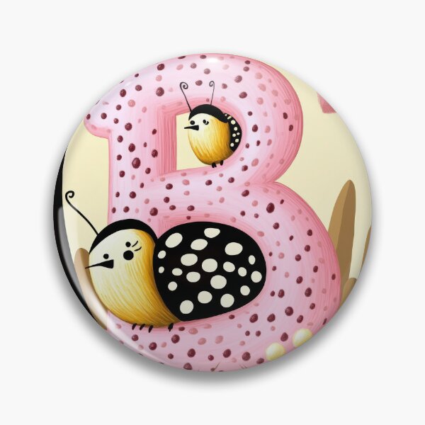 Item preview, B letter - initial - Illustration for Baby Room / Nursery Decor and prints designed and sold by wklize.