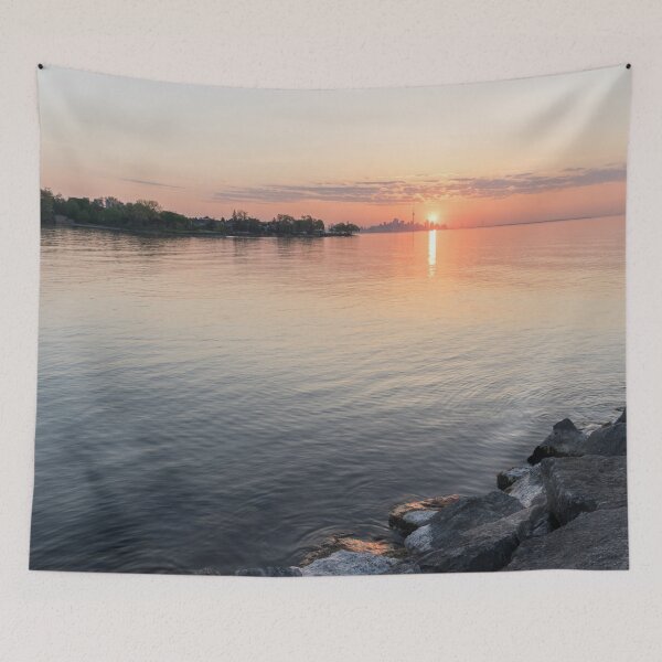 Item preview, Sunrise Ripples in Glossy Silk   designed and sold by Georgia Mizuleva.