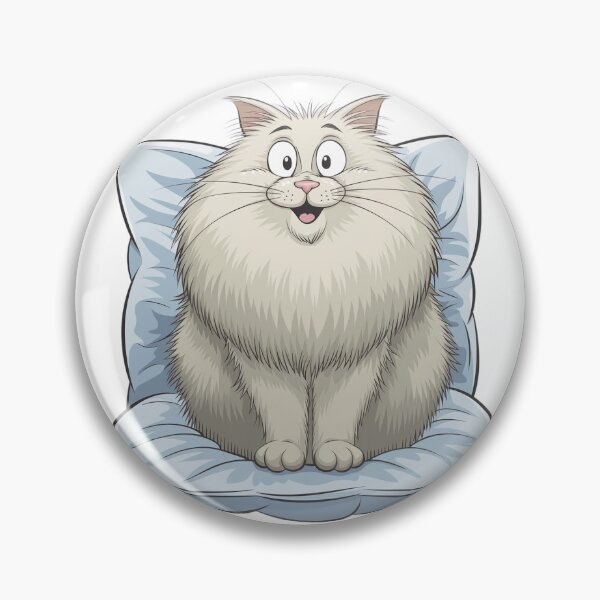 Item preview, Fluffy cat  designed and sold by itsfoow.