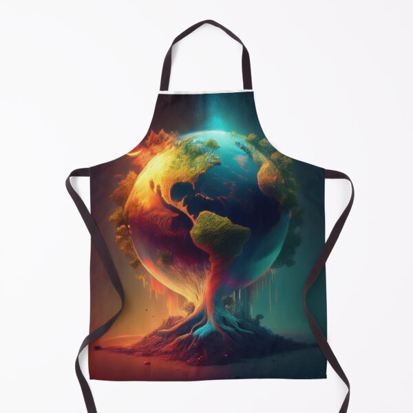 Item preview, Earth's Dual Nature - Vibrant Planetary Tree of Life designed and sold by RaiyaTees.