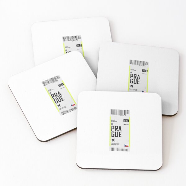 Item preview, Prague Boarding Pass Czech Republic Travel Tickets designed and sold by TulipaGraphics.