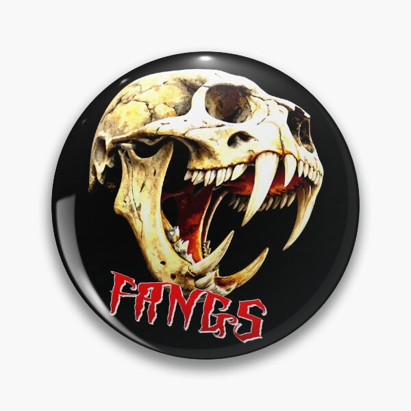 Item preview, Prehistoric Predator Skull with Massive Fangs Design designed and sold by VikArtStudio.