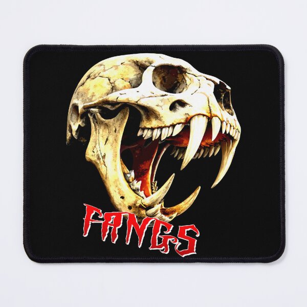 Item preview, Prehistoric Predator Skull with Massive Fangs Design designed and sold by VikArtStudio.