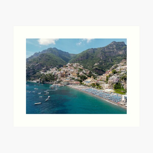 Positano Paradise - Amalfi Coast Italy Art Print