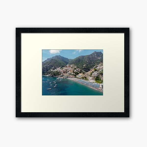 Positano Paradise - Amalfi Coast Italy Framed Art Print