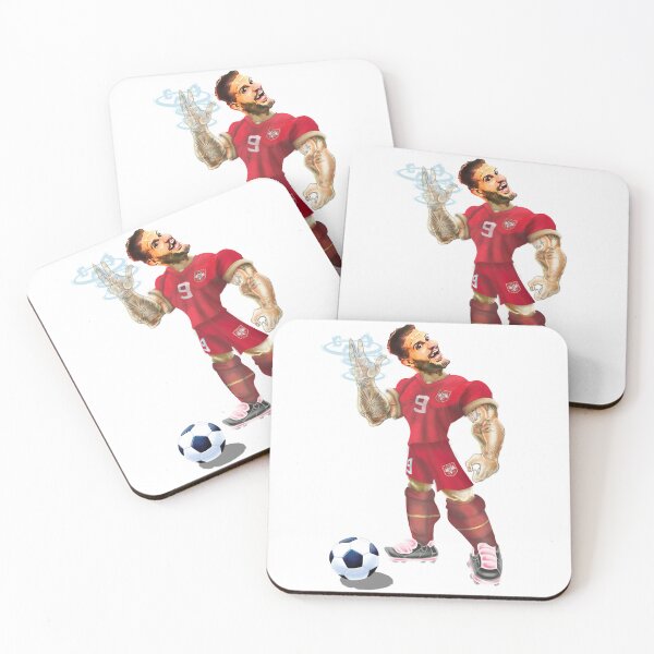 Item preview, Caricature of Aleksandar Mitrovic football player designed and sold by Dimisbarbarian.