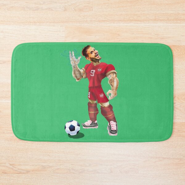 Item preview, Caricature of Aleksandar Mitrovic football player designed and sold by Dimisbarbarian.
