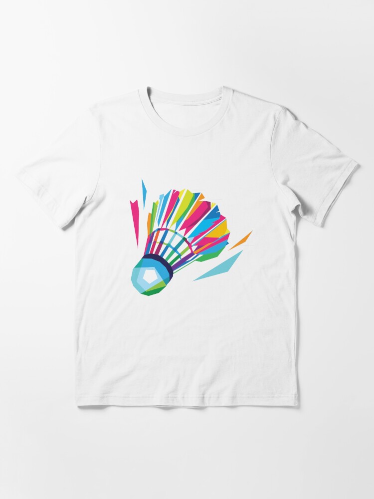 T-shirt essentiel for Sale avec l'œuvre « Volant de badminton » de - Main Image