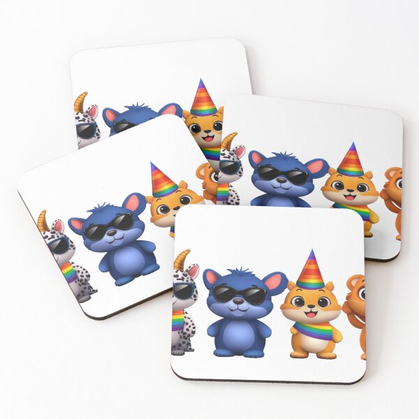 Item preview, Cute LGBTQ+ Pride Animal Characters designed and sold by MamaDong.