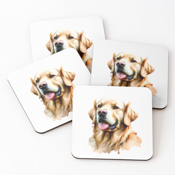 Item preview, Golden retriever Companions Collection pet dog portraits designed and sold by ART ATTACK ZONE.