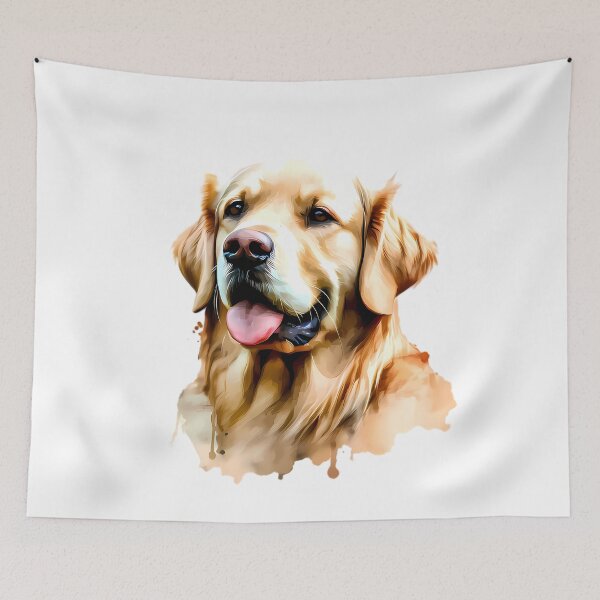 Item preview, Golden retriever Companions Collection pet dog portraits designed and sold by ART ATTACK ZONE.
