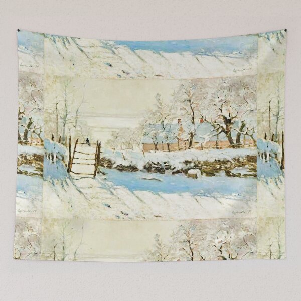 Item preview, The magpie, Claude Monet, France designed and sold by CristalleLisa.