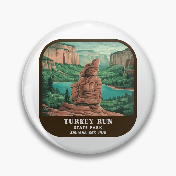 Artikelvorschau, Vintage Turkey Run State Park (Indiana State Park) entworfen und verkauft von RabbitK.