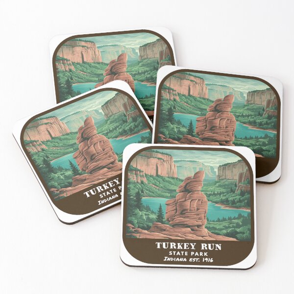 Item preview, Vintage Turkey Run State Park (Indiana State Park) designed and sold by RabbitK.