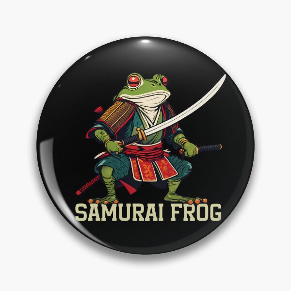 Item preview, Samurai frog designed and sold by VibeStyleShop.