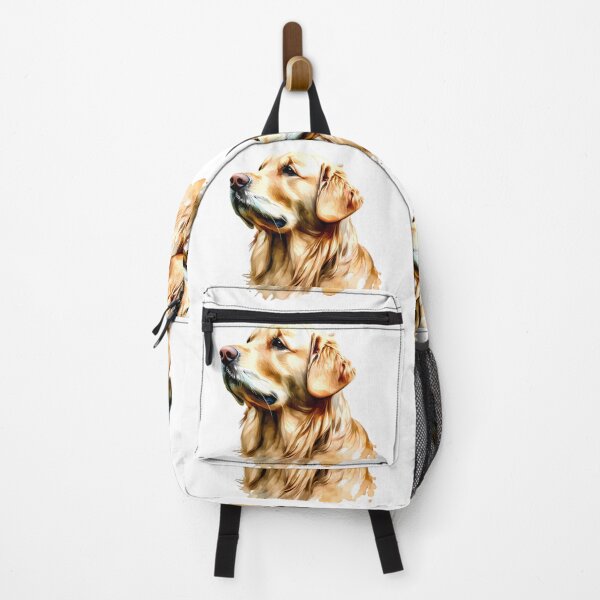 Item preview, Golden retriever Loyal Gaze pet dog portrait designed and sold by ART ATTACK ZONE.