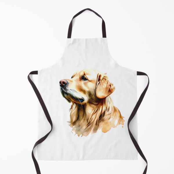 Item preview, Golden retriever Loyal Gaze pet dog portrait designed and sold by ART ATTACK ZONE.