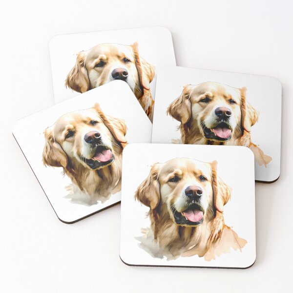 Item preview, Happy Companion Golden retriever Collection pet portraits designed and sold by ART ATTACK ZONE.