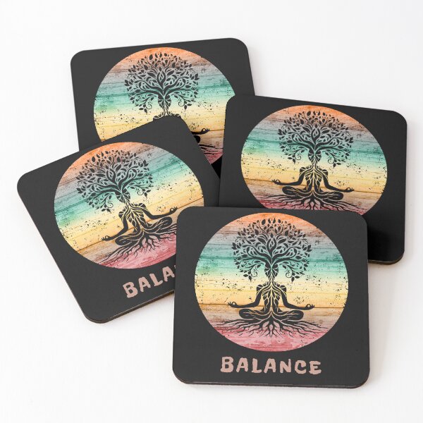 Item preview, Balance Tree Lover Yoga Teacher designed and sold by Maggie Mustard.