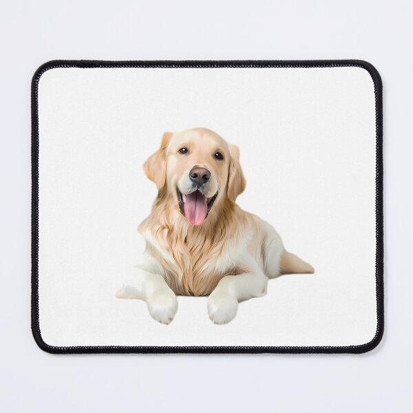 Item preview, Playful Pose Golden retriever Companions Collection pet portraits designed and sold by ART ATTACK ZONE.