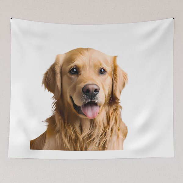Item preview, Happy Tongue Out Golden retriever Companions Collection pet designed and sold by ART ATTACK ZONE.