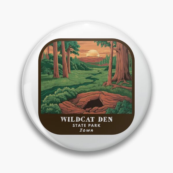 Item preview, Vintage Wildcat Den State Park (Iowa State Park) designed and sold by RabbitK.