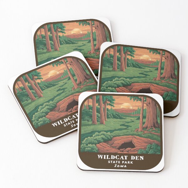 Item preview, Vintage Wildcat Den State Park (Iowa State Park) designed and sold by RabbitK.