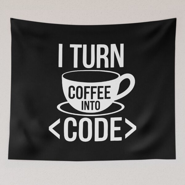 Item preview, Coding Humor for Coffee Lovers Programmer Software IT Techie Gift designed and sold by w1ckerman.