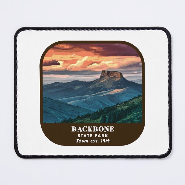 Item preview, Vintage Backbone State Park (Iowa State Park) designed and sold by RabbitK.