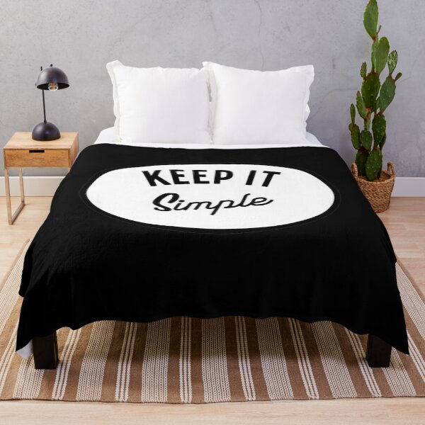 Item preview, Keep It Simple - Minimalist Lifestyle Tee designed and sold by CYouClothings.