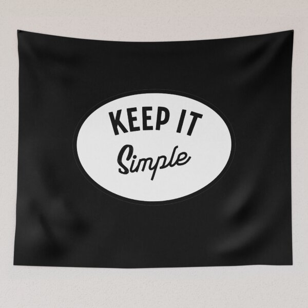 Item preview,  Keep It Simple - Minimalist Lifestyle Tee designed and sold by CYouClothings.
